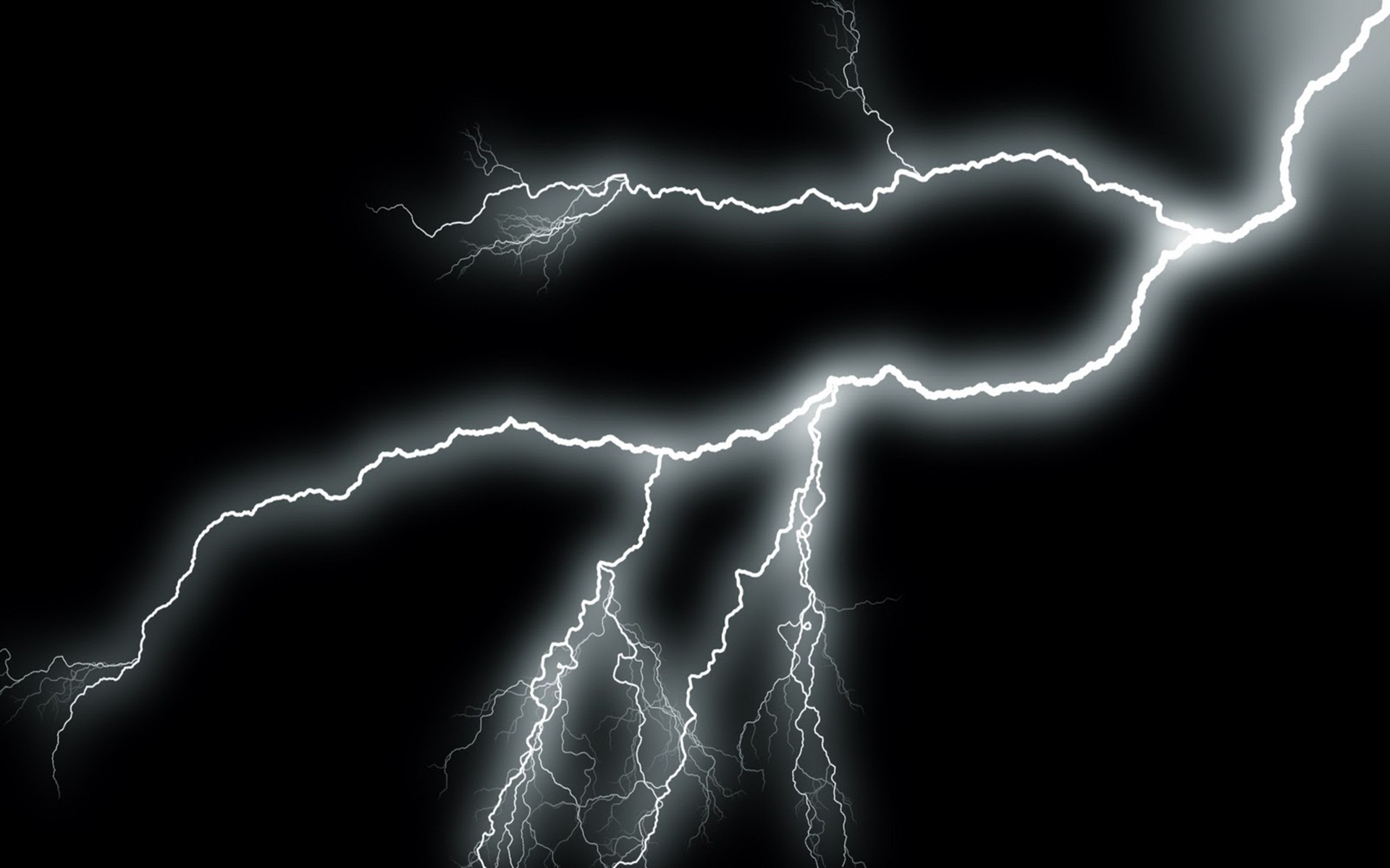 Lightning Wallpaper - Black Lighting Storm Background , HD Wallpaper & Backgrounds