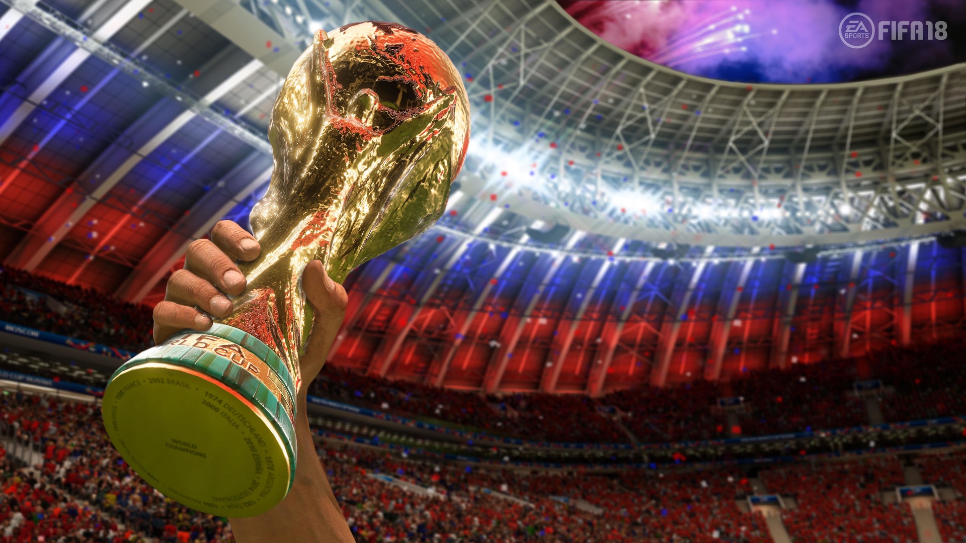 Fifa 18 Trophy Laptop Full Hd 1080p Hd 4k Wallpapers, - World Cup Final 2018 Russia , HD Wallpaper & Backgrounds