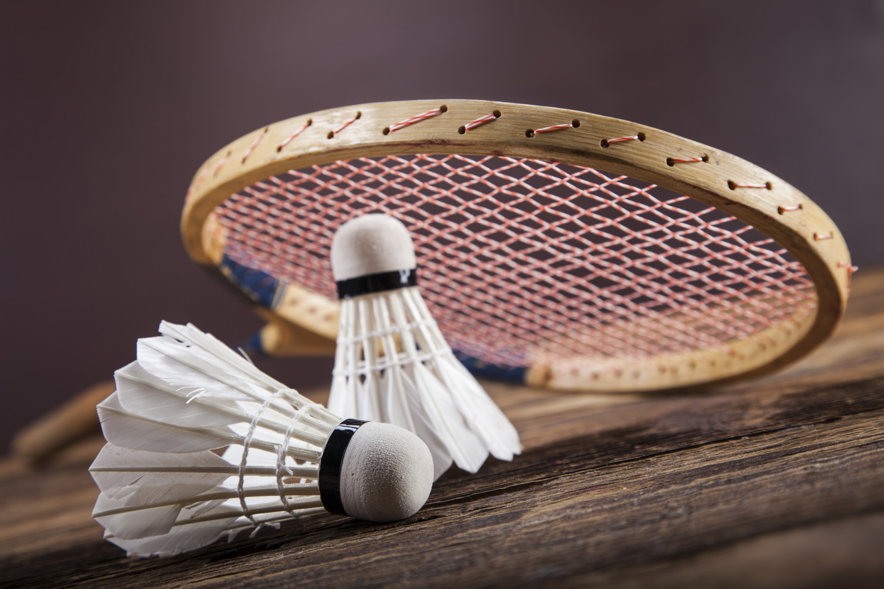 Badminton - Olympia - Badminton Ball And Racket , HD Wallpaper & Backgrounds