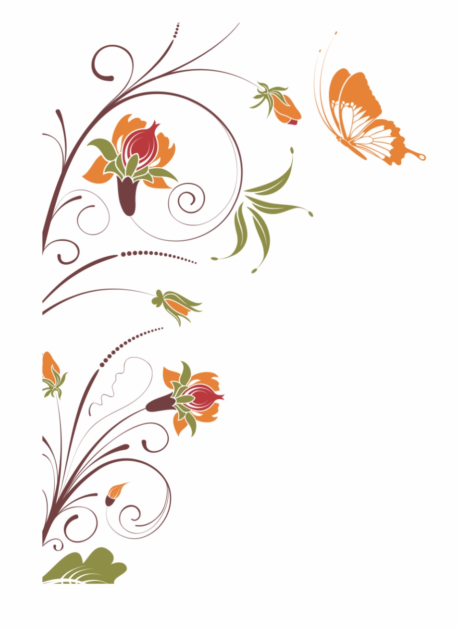Arabesco Dourado Png - Floral Border Designs , HD Wallpaper & Backgrounds