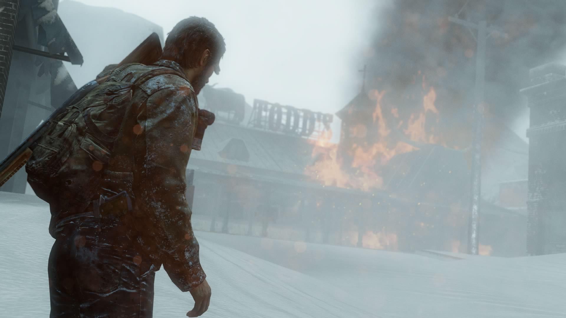 View Larger - Last Of Us Remastered Snow , HD Wallpaper & Backgrounds