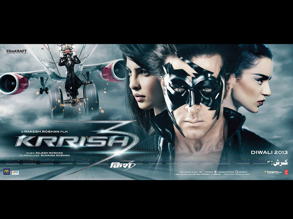 Krrish - Krrish 3 Movie Poster , HD Wallpaper & Backgrounds