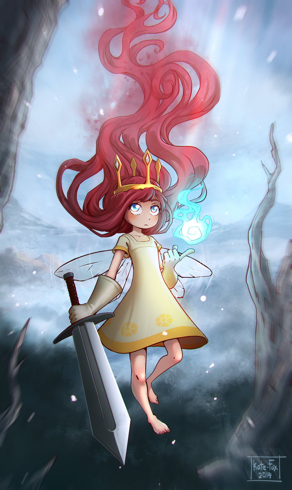 Child Of Light Aurora Fan Art - Aurora Child Of Light , HD Wallpaper & Backgrounds