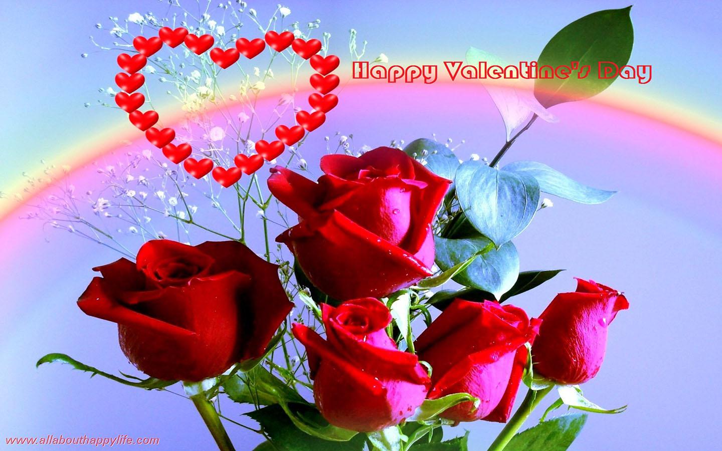 Happy Valentines Day Wallpaper , HD Wallpaper & Backgrounds