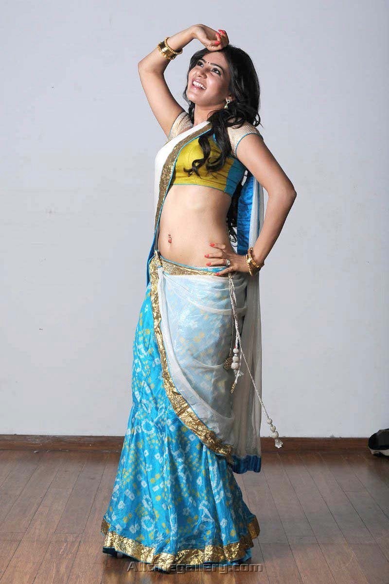 Samantha Latest Spicy Half Saree Stills Tamil Movie - Samantha Hot , HD Wallpaper & Backgrounds
