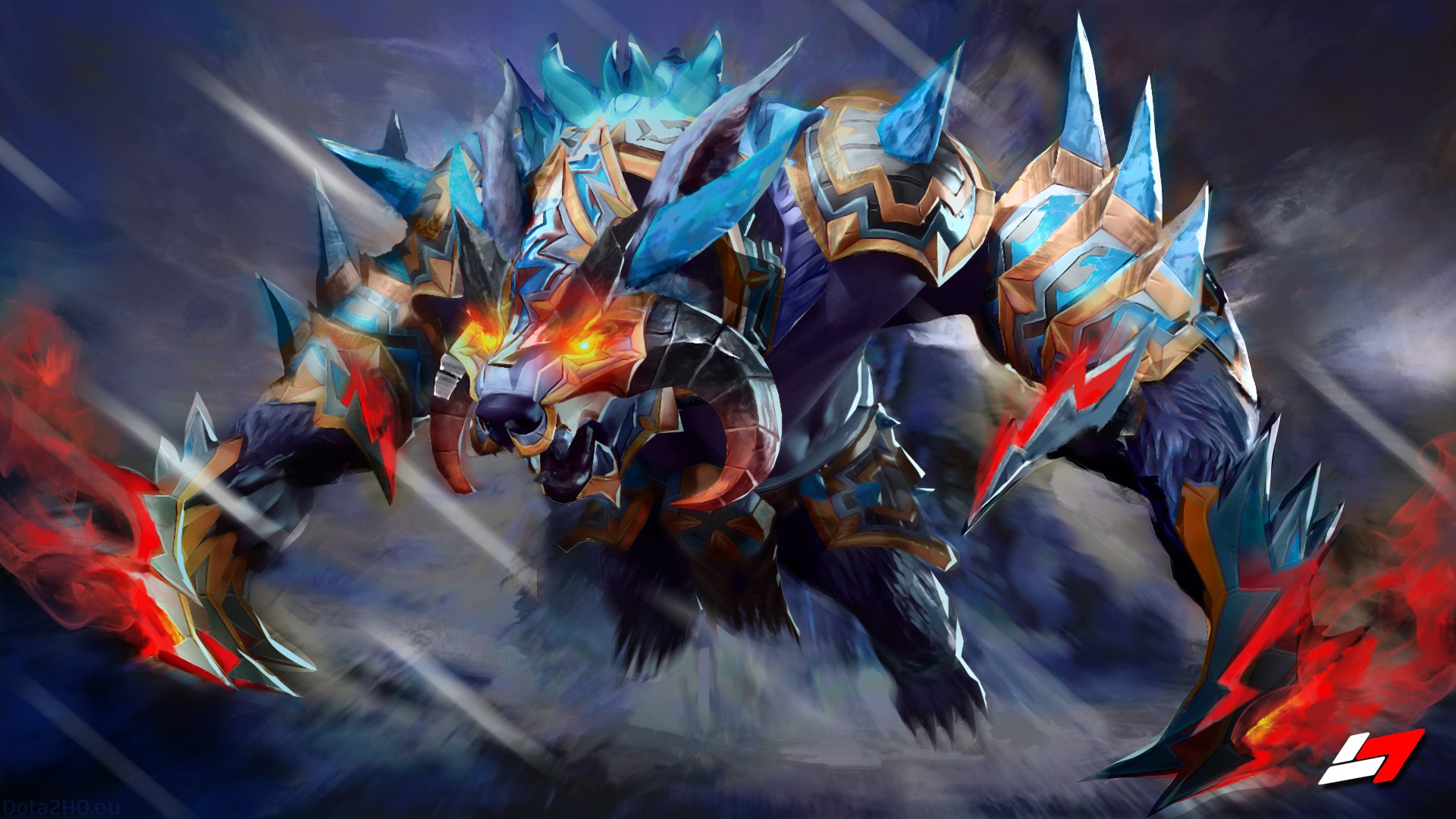 Ursa Loading Screen [ Frost Hunter ] - Dota 2 Heroes Ursa , HD Wallpaper & Backgrounds