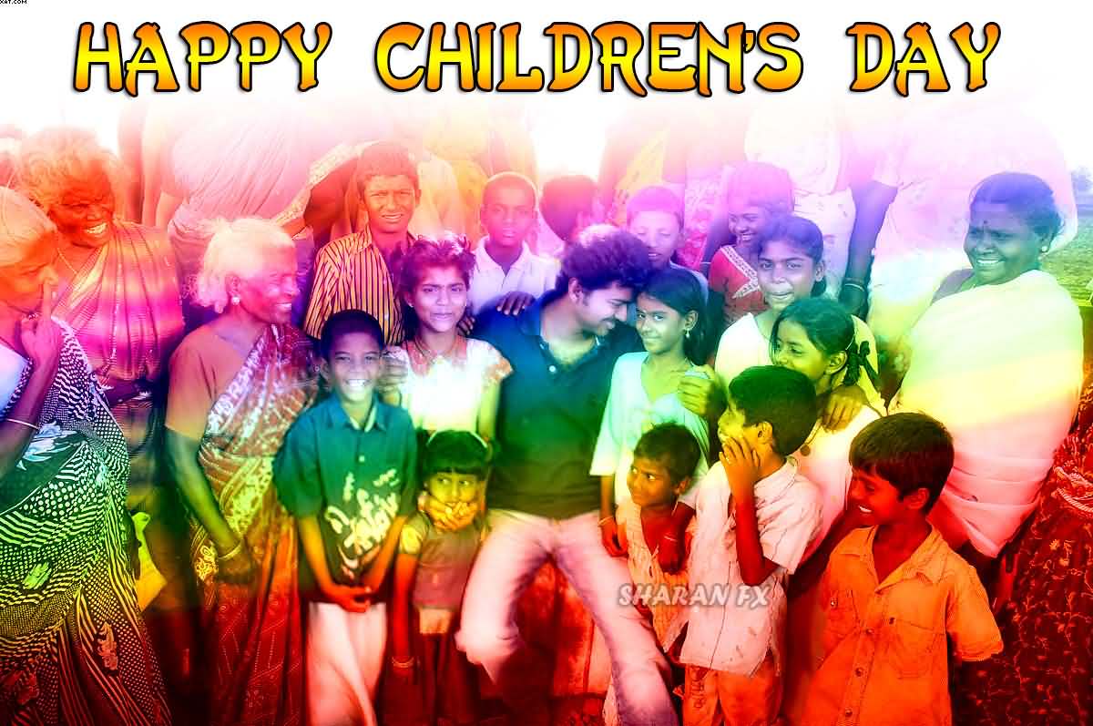 Vijay With Childrens , HD Wallpaper & Backgrounds