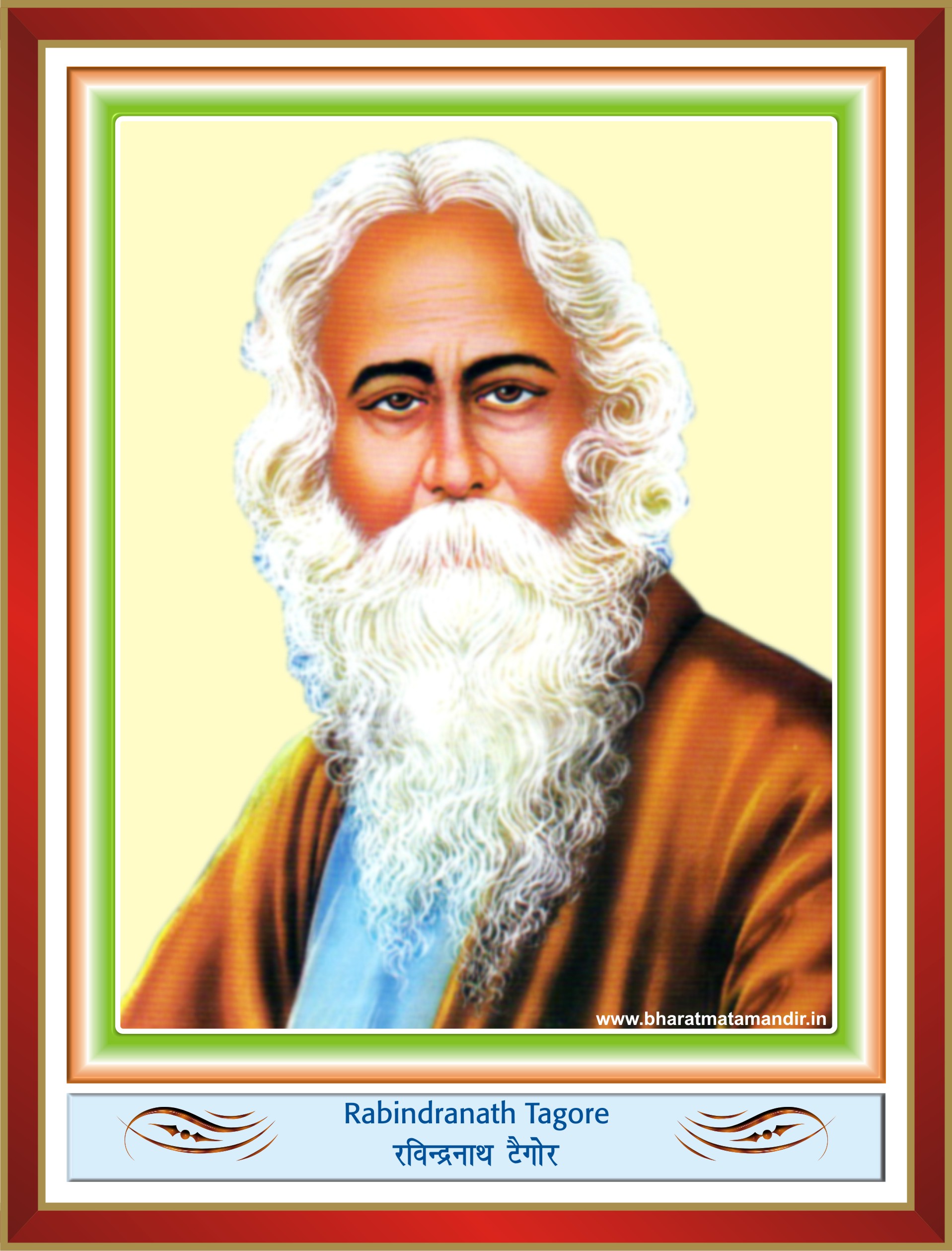 Rabindranath-tagore - Rabindranath Thakur , HD Wallpaper & Backgrounds