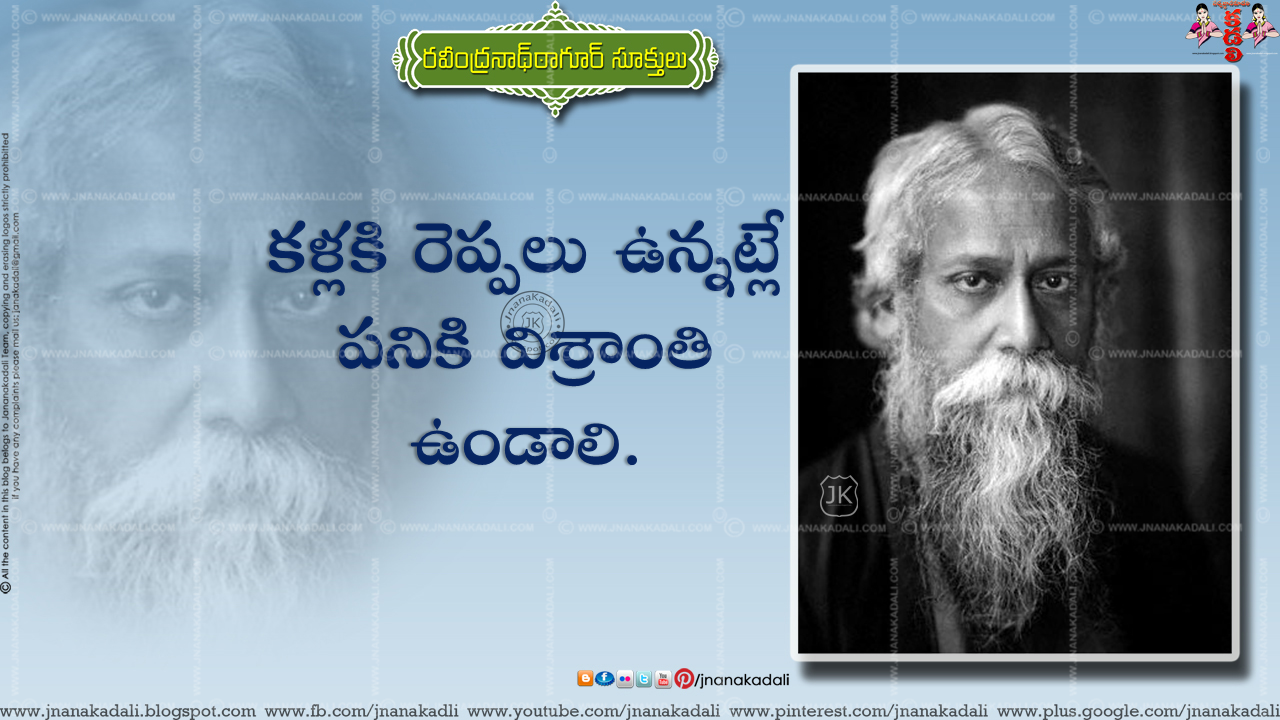 Telugu Latest Teachers Quotations Images Online, Here - Rabindranath Tagore Quotes In Telugu , HD Wallpaper & Backgrounds