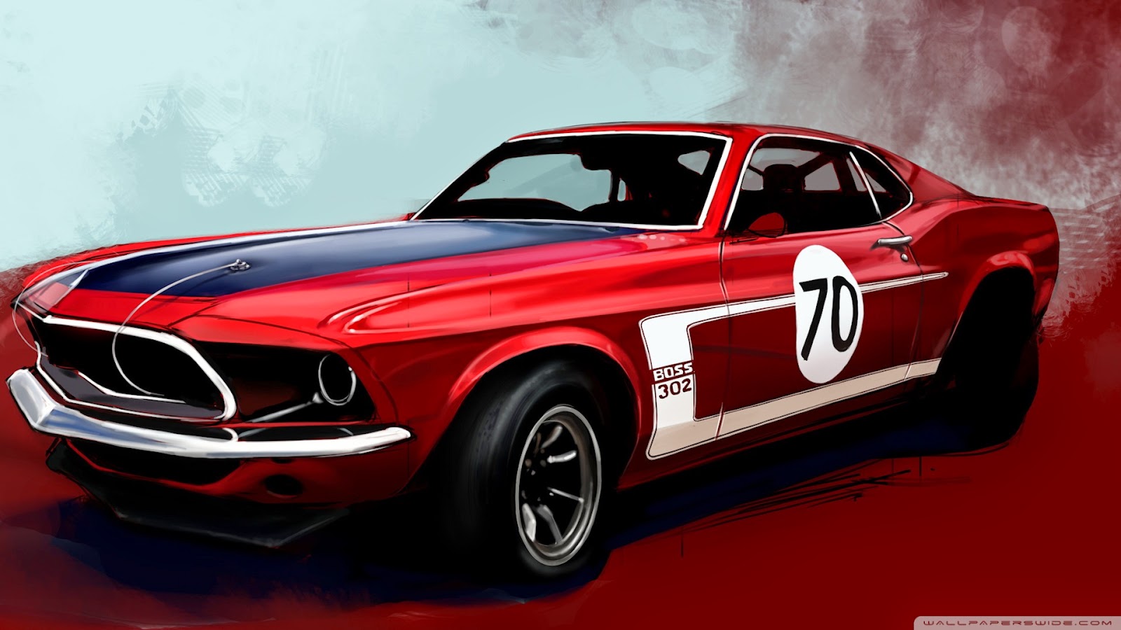 Wallpaper Mobil Sport Hd \u2013 Wallpaper - Ford Mustang Boss 302 Hd , HD Wallpaper & Backgrounds