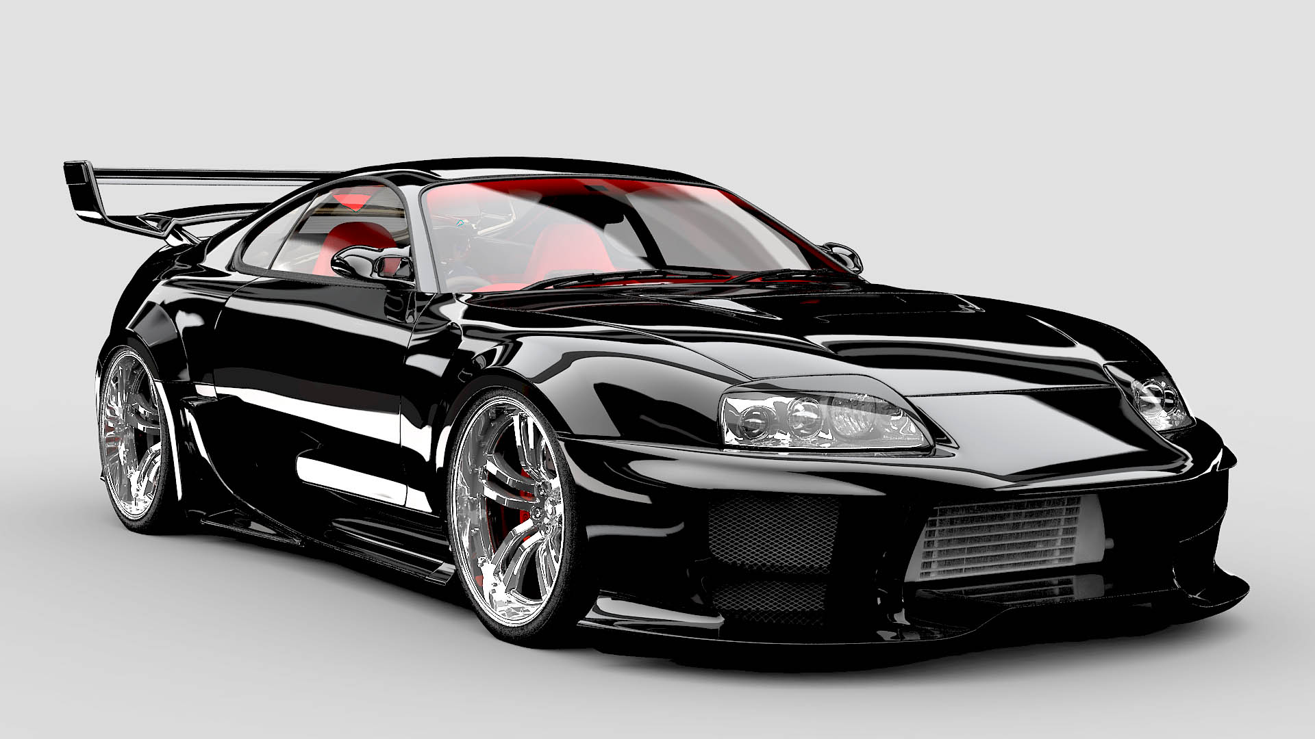 Toyota Supra Wallpaper - Realistic Car Pencil Drawing , HD Wallpaper & Backgrounds