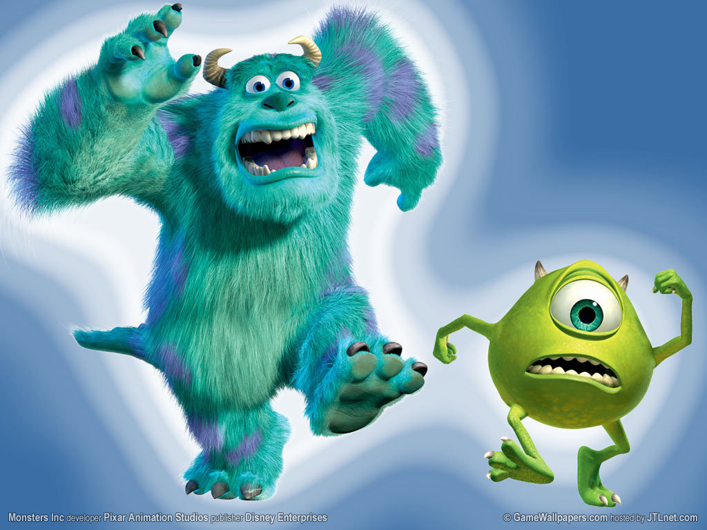 Mike And Sulley - Monsters Inc Boo Sulley Mike , HD Wallpaper & Backgrounds