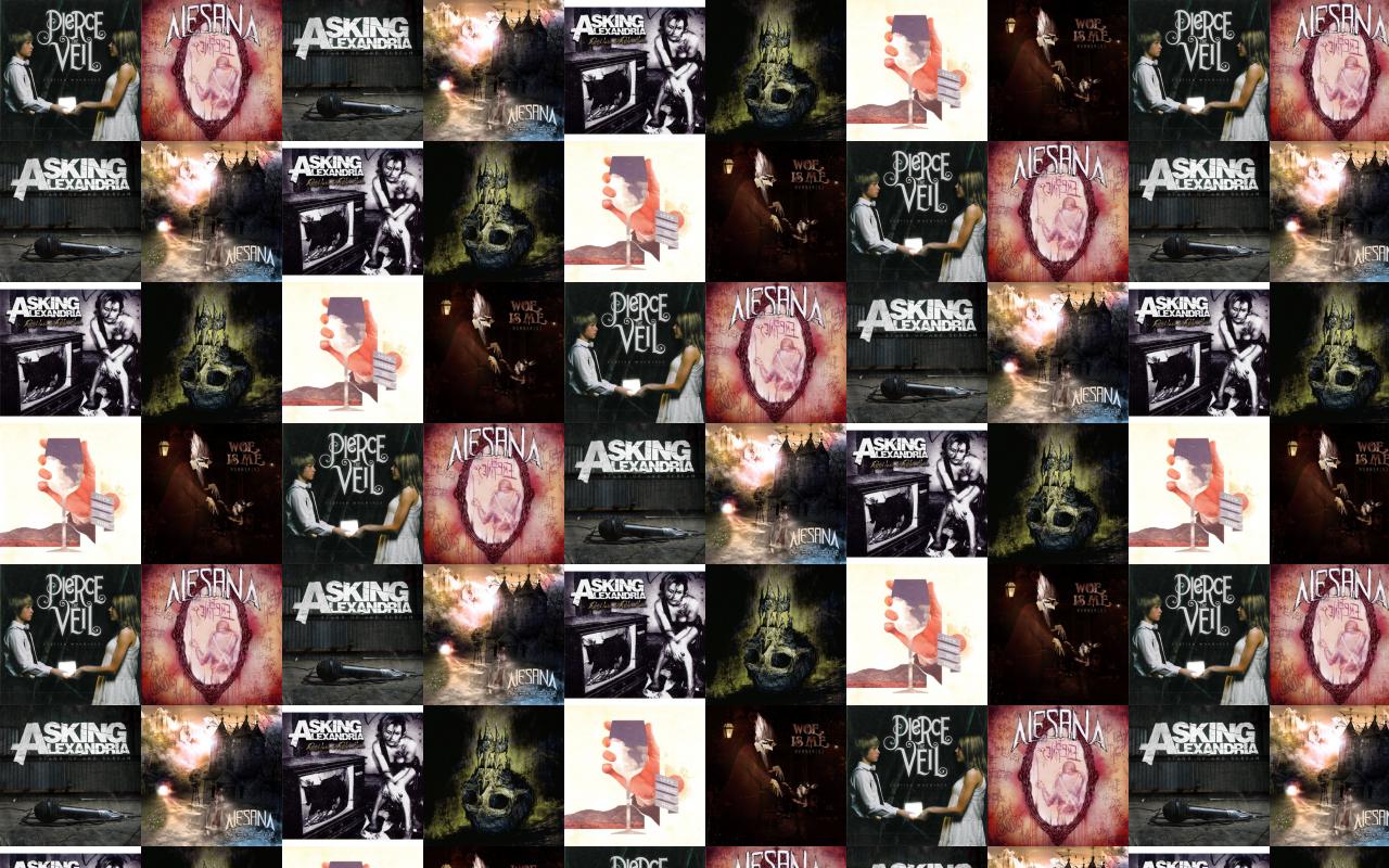 Pierce The Veil Selfish Machines Alesana The Emptiness - Collage , HD Wallpaper & Backgrounds
