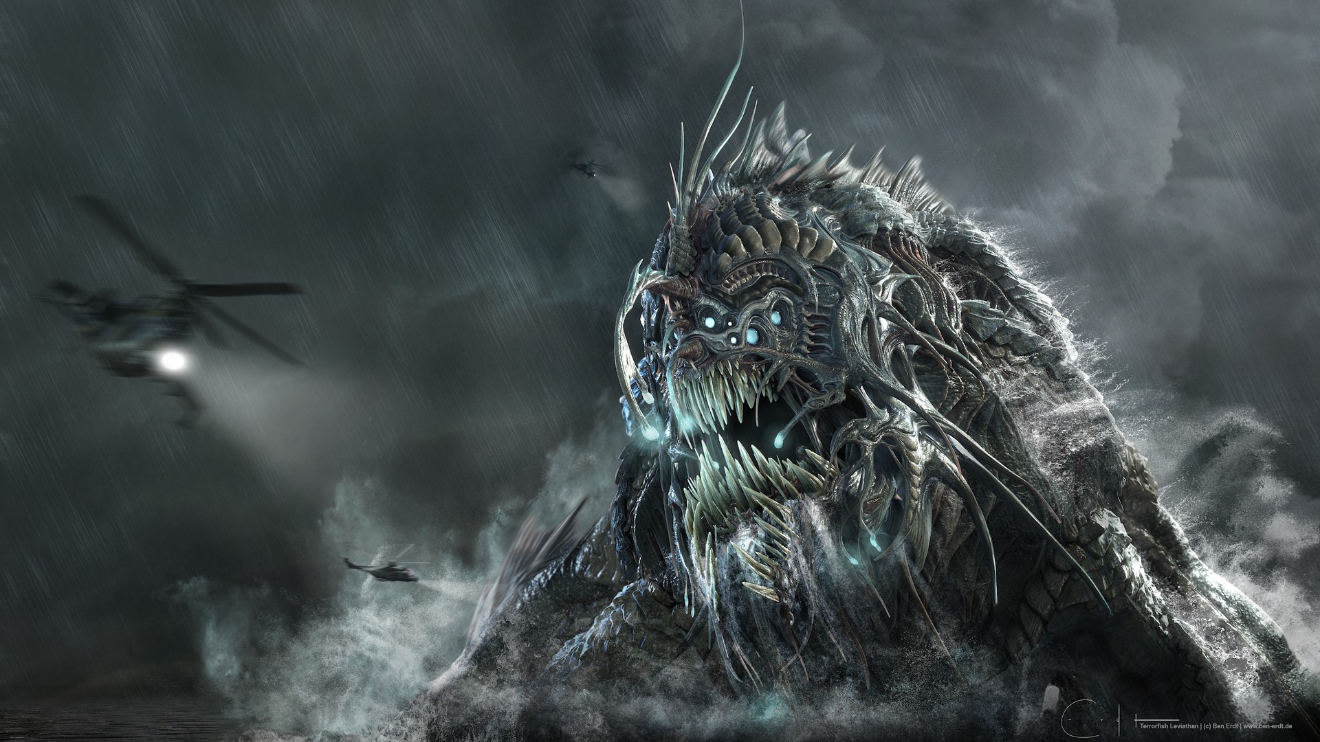 Ben Erdt Leviathan Mrender - Creature Artist , HD Wallpaper & Backgrounds