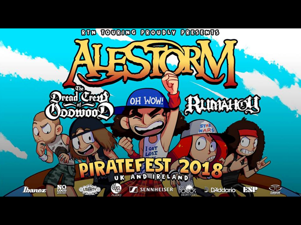 Prev - Alestorm Uk Tour 2018 , HD Wallpaper & Backgrounds