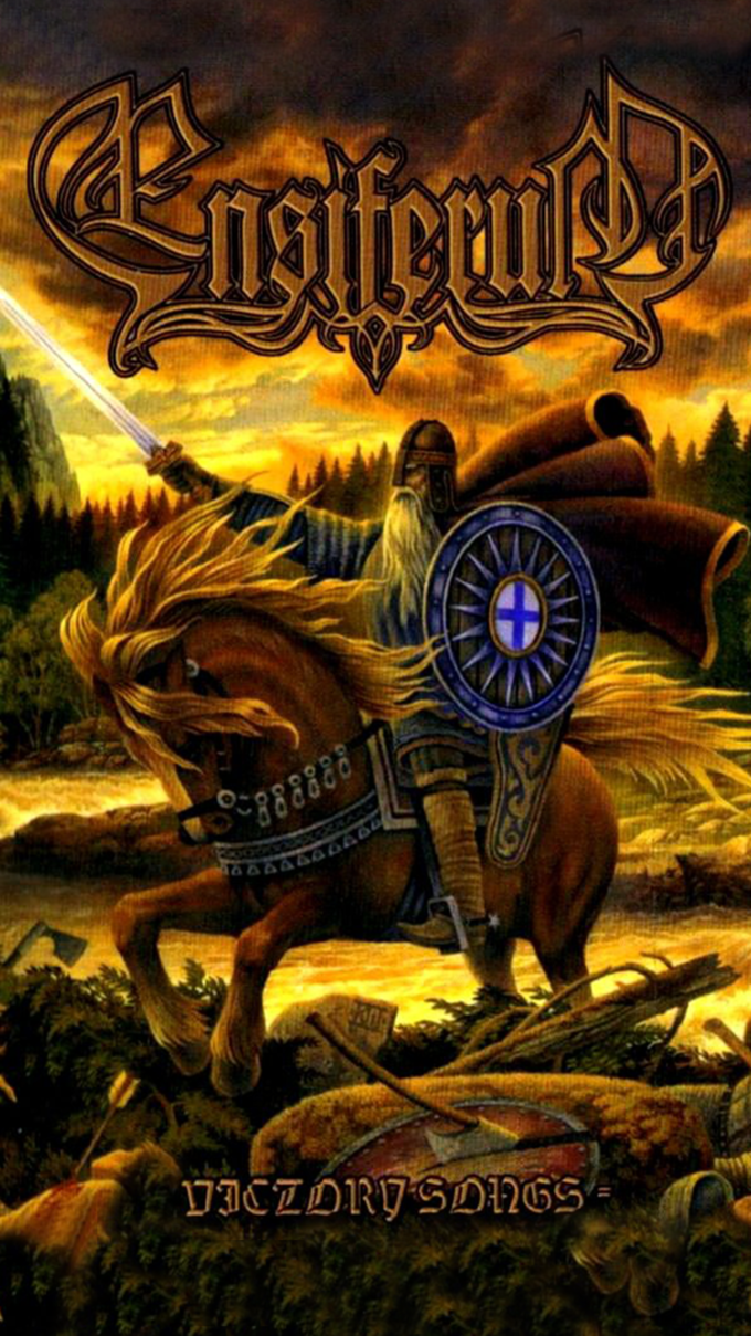Ensiferum, Victory Songs Metallic Wallpaper, Band Merch, - Ensiferum 2007 Victory Songs , HD Wallpaper & Backgrounds
