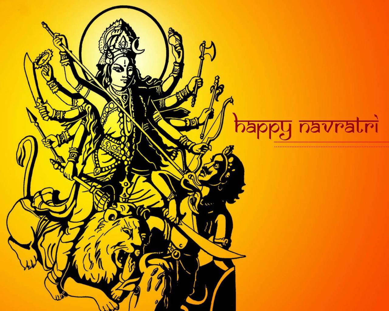 Maadurga Wallpaper - Full Body Durga Maa Drawing , HD Wallpaper & Backgrounds