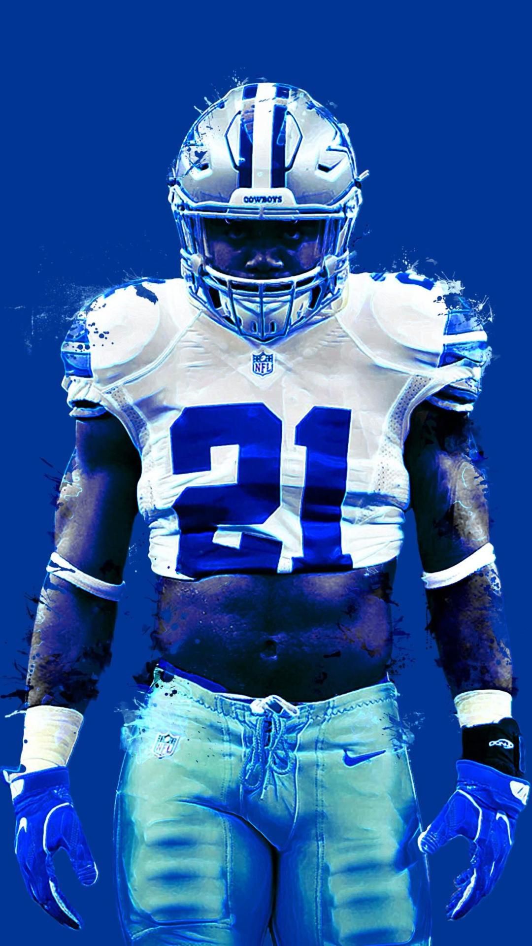 I Saw Some People Wanted A Zeke Wallpaper, So Here's - Dallas Cowboys Zeke , HD Wallpaper & Backgrounds