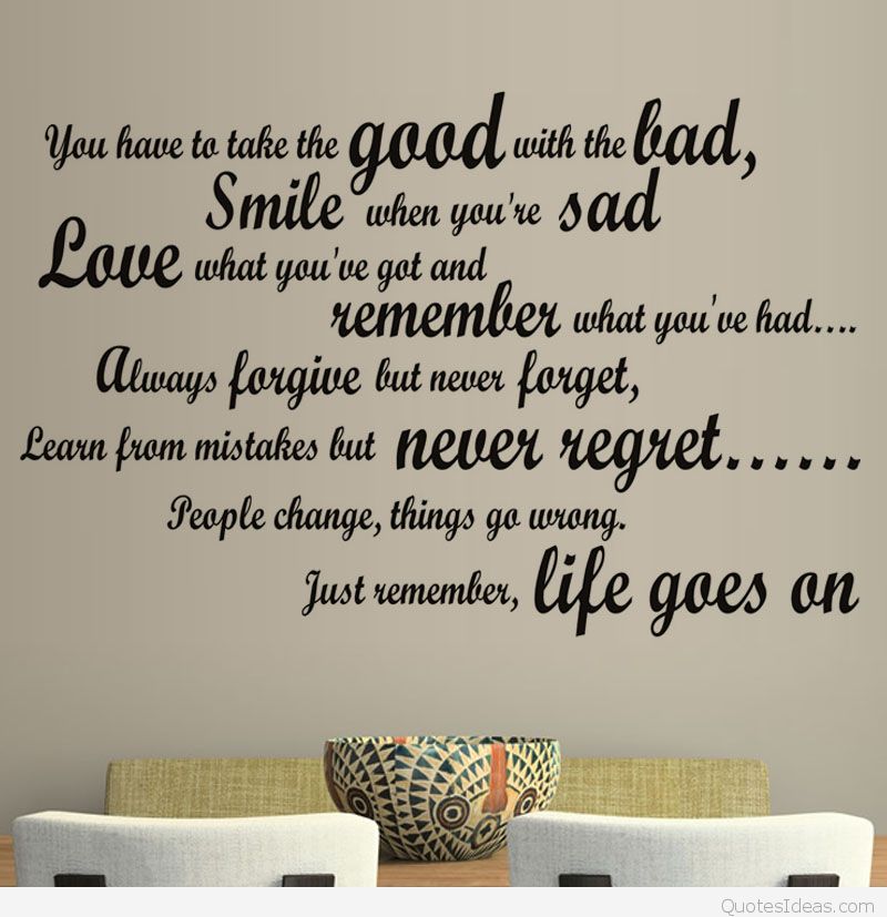 Quotes Ideas - You Have To Take Good With The Bad , HD Wallpaper & Backgrounds