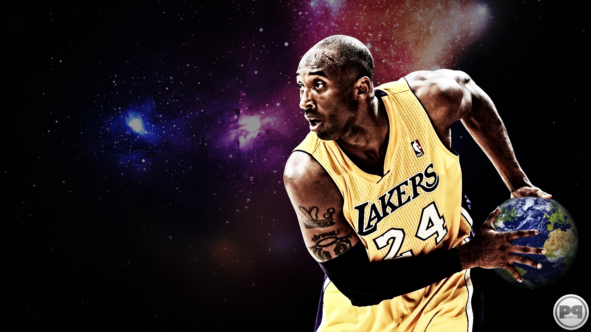 New Nba Kobe Bryant Los Angeles Lakers Basketball By - Jogador Kobe Los Angeles Lakers , HD Wallpaper & Backgrounds