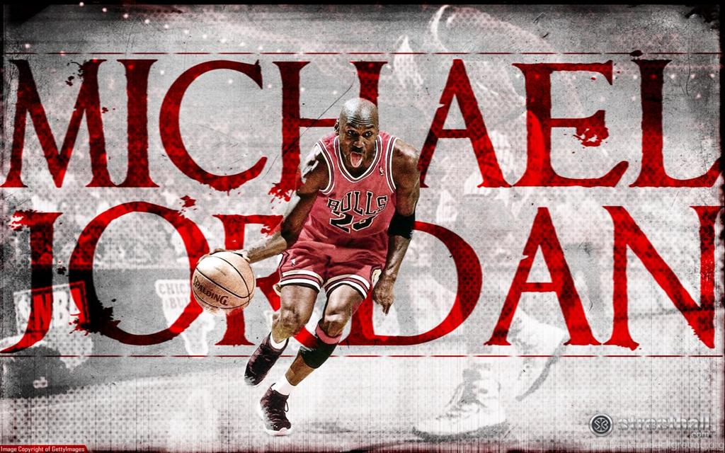 Michael Jordan Wallpaper - Michael Jordan Name Logo , HD Wallpaper & Backgrounds