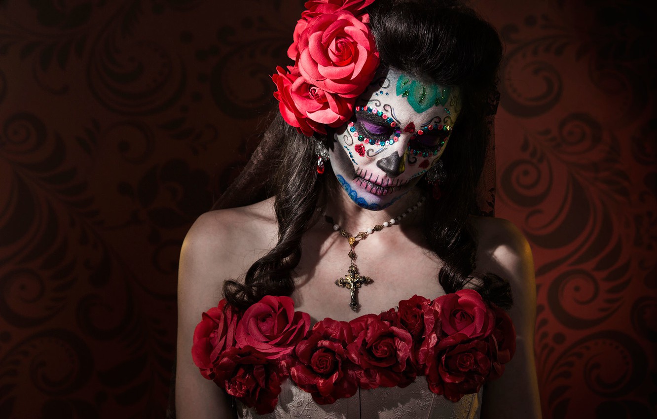 Photo Wallpaper Mexico, Carolina Villafruela, Santa - Santa Muerte
