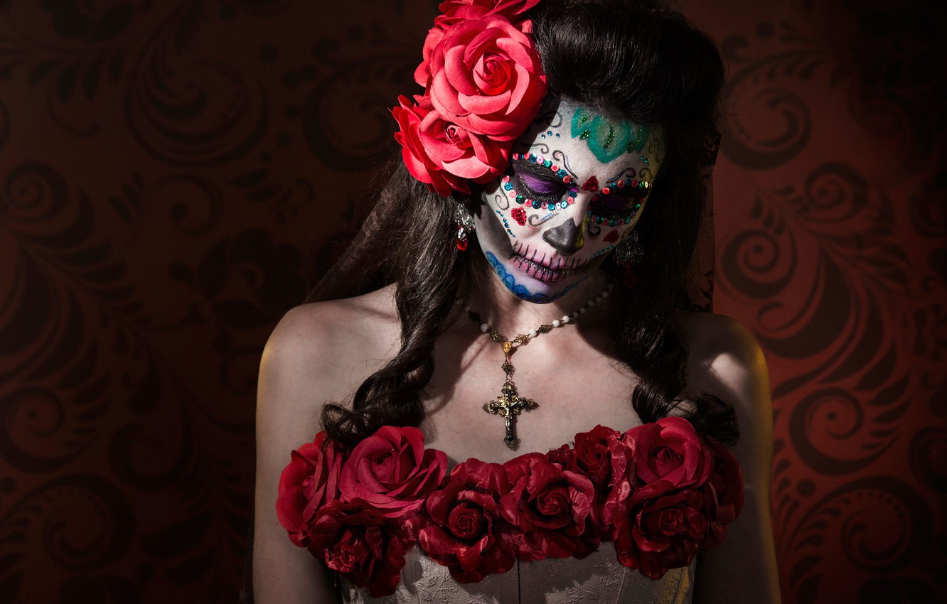 Photo Wallpaper Mexico, Carolina Villafruela, Santa - Santa Muerte , HD Wallpaper & Backgrounds