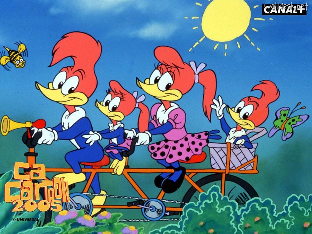 Desenhos Animados Style Images - Woody Woodpecker Family , HD Wallpaper & Backgrounds