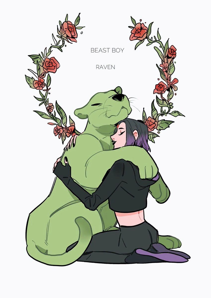Pin By Kamile Víctoria On Wallpapers De Desenhos Animados - Cute Beastboy And Raven , HD Wallpaper & Backgrounds