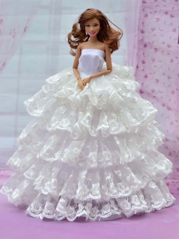 Barbie White Dress Wallpapers Free Download - Barbie Photos Download Free , HD Wallpaper & Backgrounds