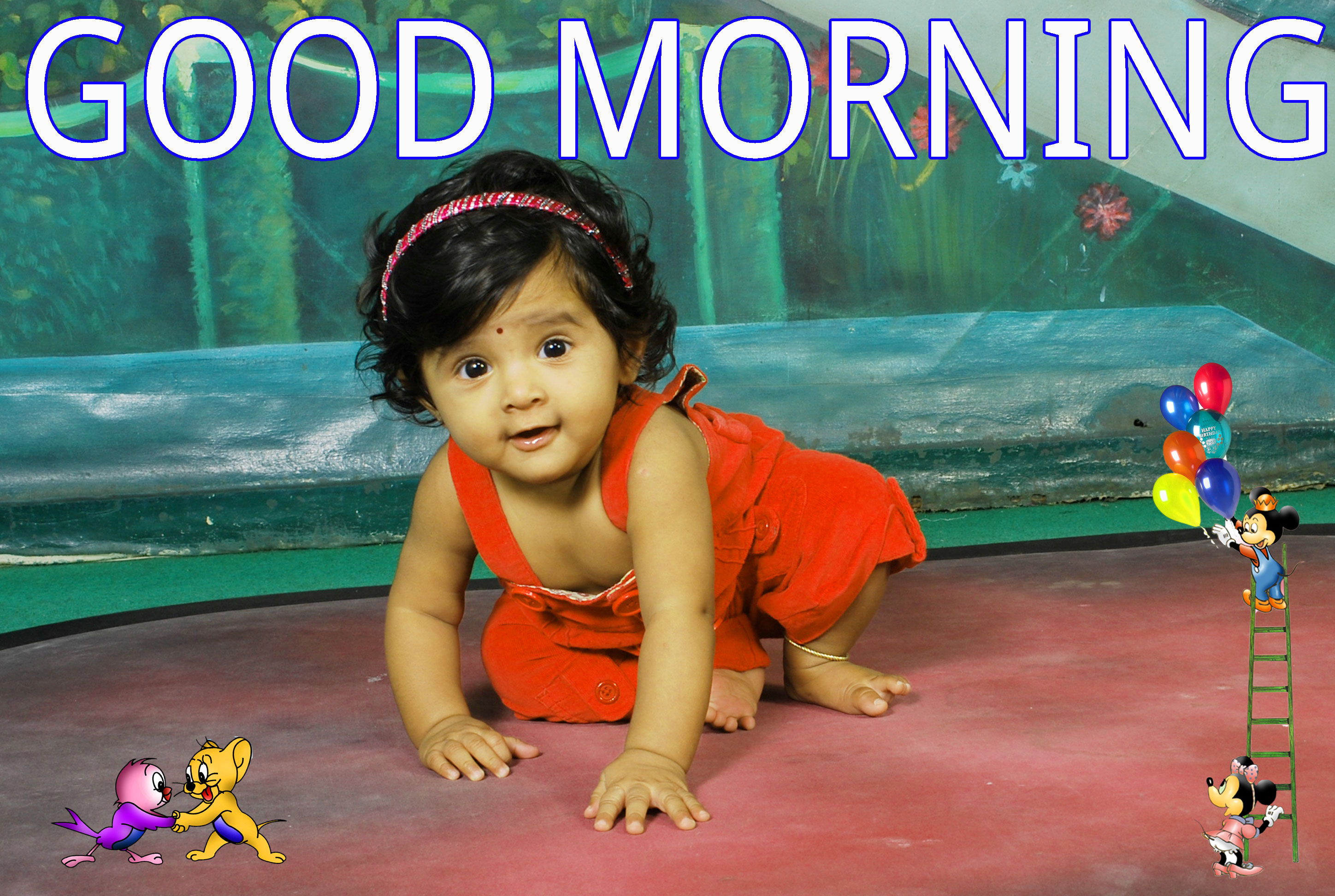 Good Morning Indian Cute Baby Girls Boys Images Pictures - Indian Baby Pictures Download Free , HD Wallpaper & Backgrounds