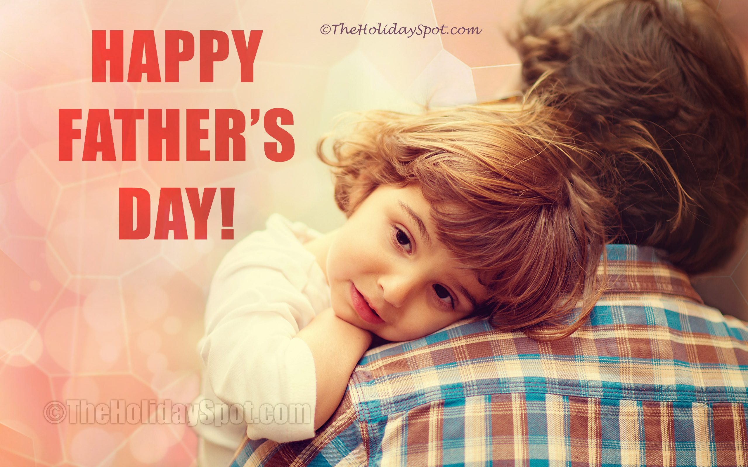 Father's Day Wallpaper Themed With A Father Carrying - Poster , HD Wallpaper & Backgrounds