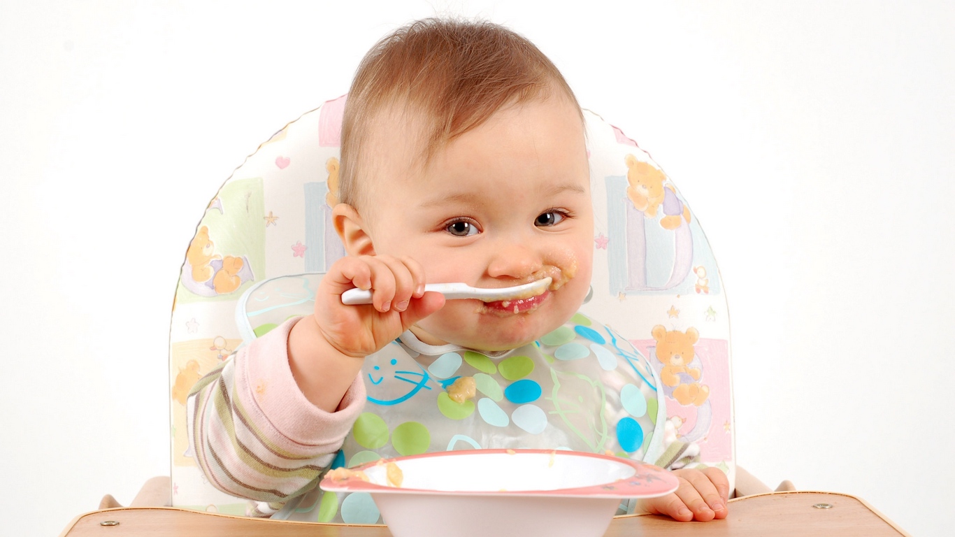 Wallpaper Child, Face, Food, Spoon, Baby - Cháo Dinh Dưỡng , HD Wallpaper & Backgrounds