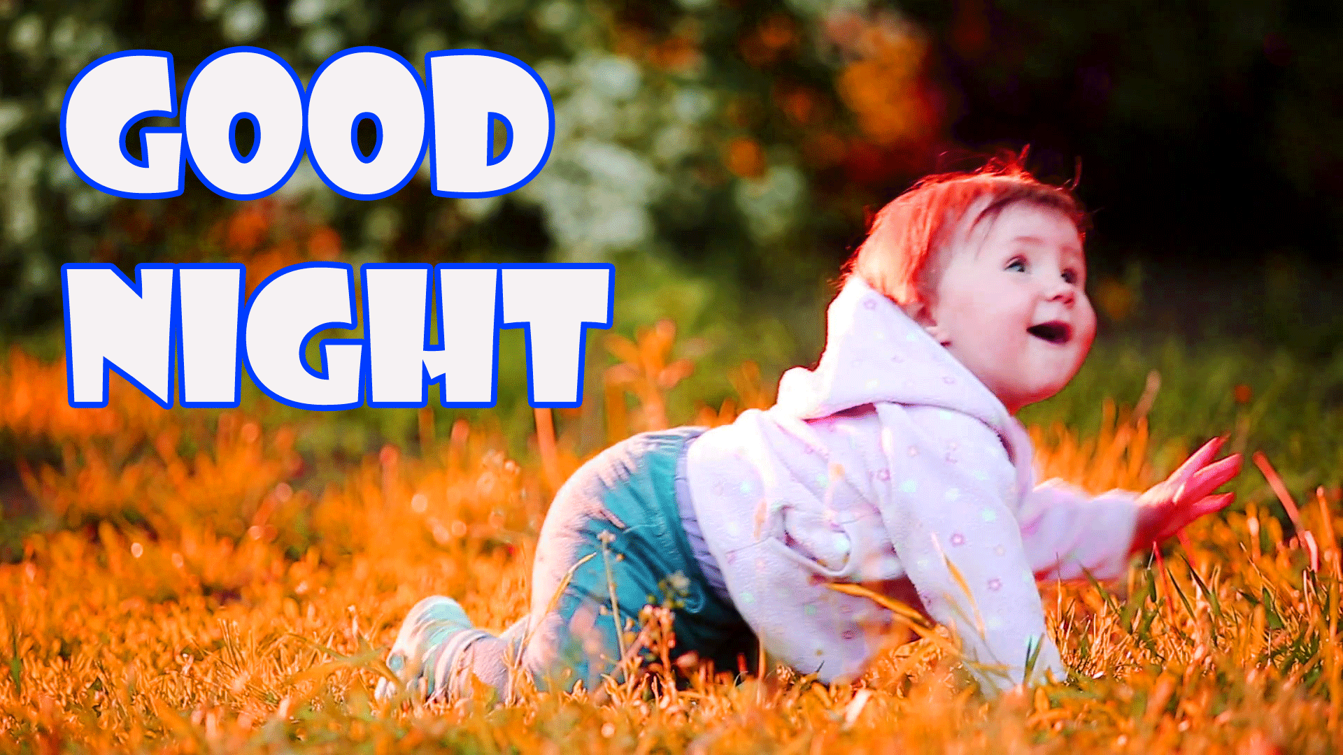Cute Baby Good Night Wallpaper Pictures Pics Photo - Toddler , HD Wallpaper & Backgrounds