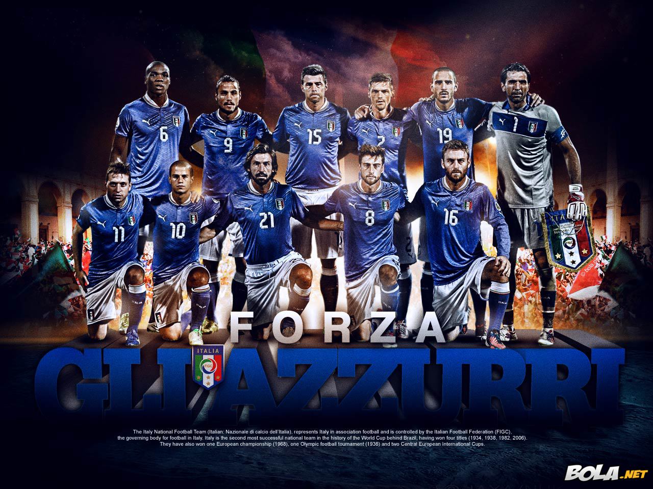 Wallpaper - Italy Football National Team , HD Wallpaper & Backgrounds