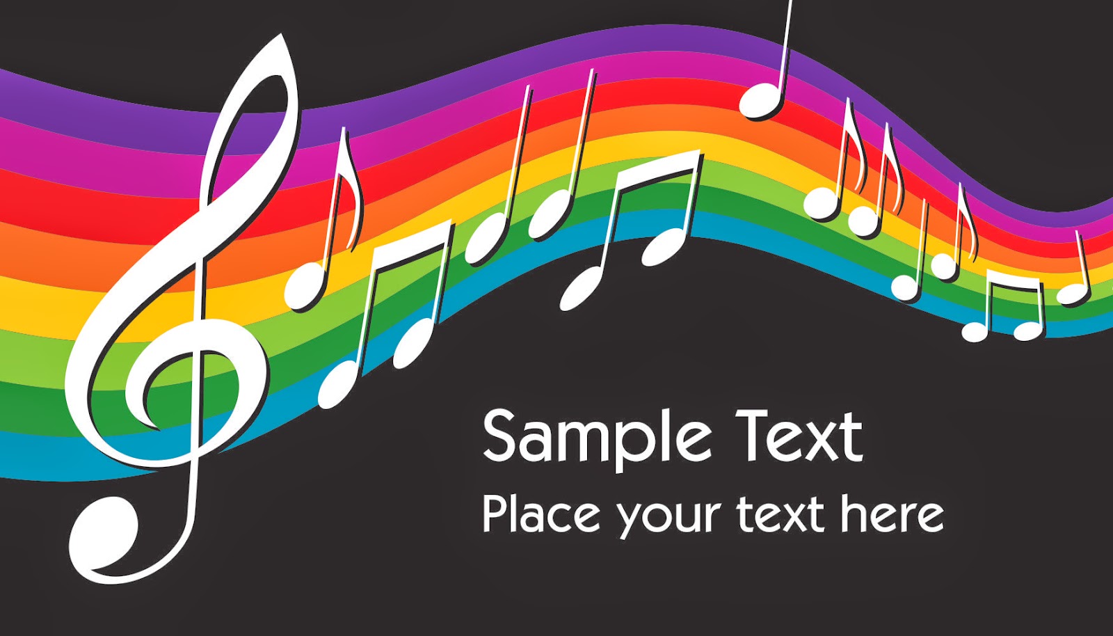 Multi Colour Visiting Card Image - Colorful Music Abstract Vector Transparent Background , HD Wallpaper & Backgrounds