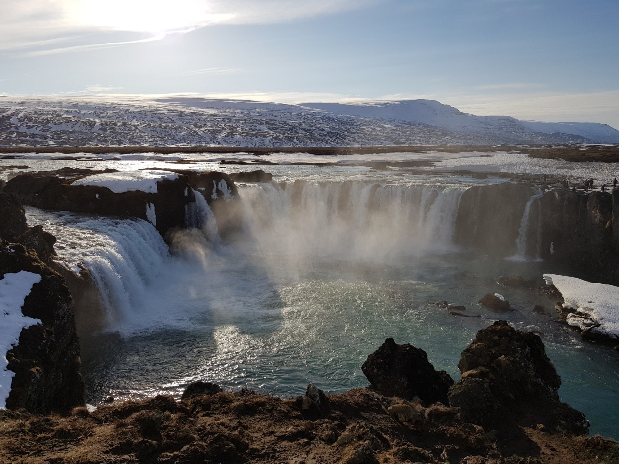 Goðafoss Waterfall Visit The Waterfall Of The Gods - Waterfall , HD Wallpaper & Backgrounds