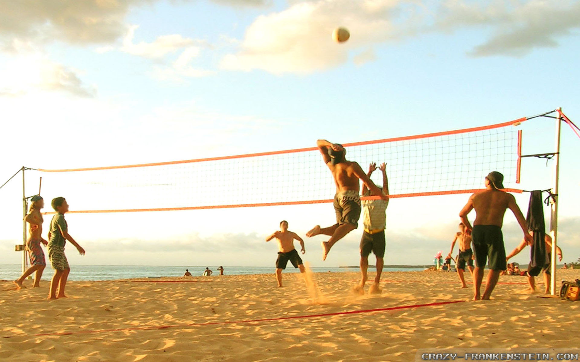 Volleyball Beach , HD Wallpaper & Backgrounds