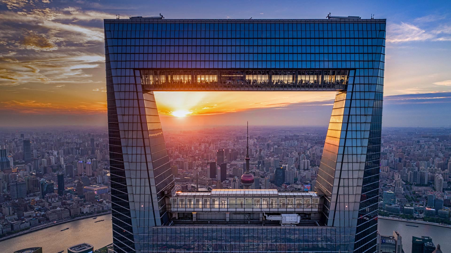 Shanghai World Financial Center - Shanghai World Financial Center In China , HD Wallpaper & Backgrounds