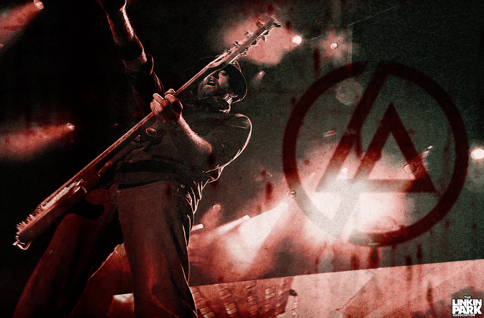 Guiter With Linkin Park , HD Wallpaper & Backgrounds