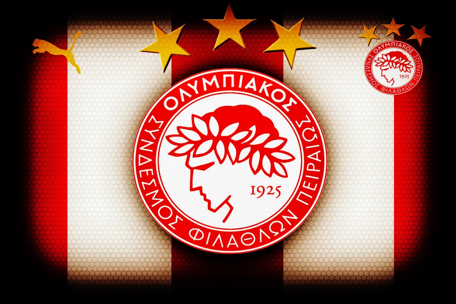 Olympiakos Wallpapers - Olympiakos Piraeus Logo Png , HD Wallpaper & Backgrounds