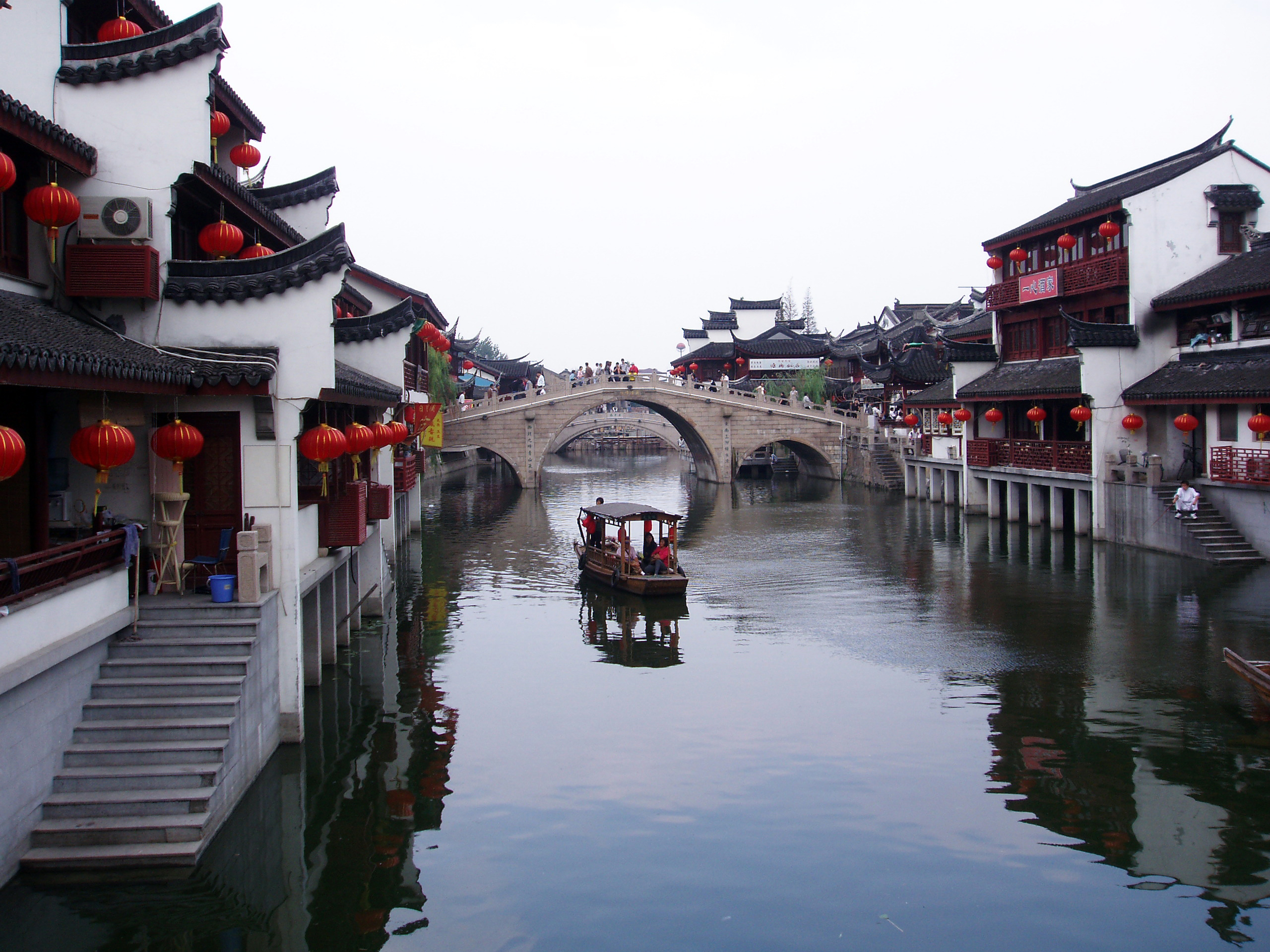 All Shanghai Wallpapers - Qibao Ancient Town , HD Wallpaper & Backgrounds