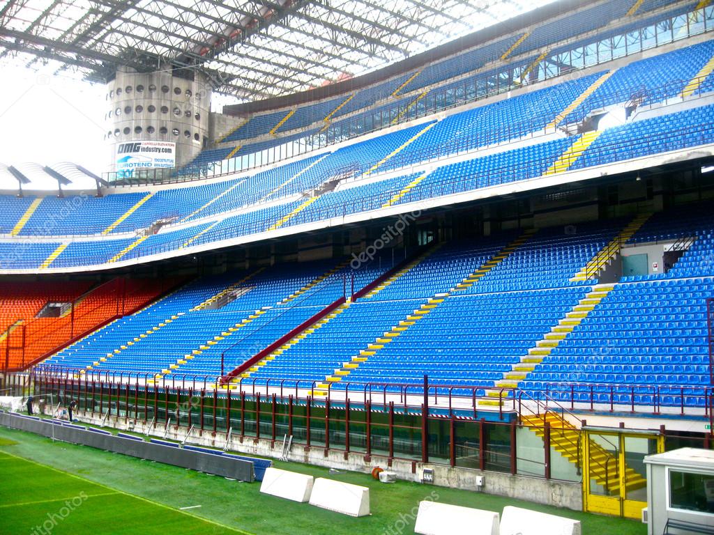 Stadium San Siro Or Giuseppe Meazza In Milan, Italy - Stadio San Siro Primo Anello Blu , HD Wallpaper & Backgrounds