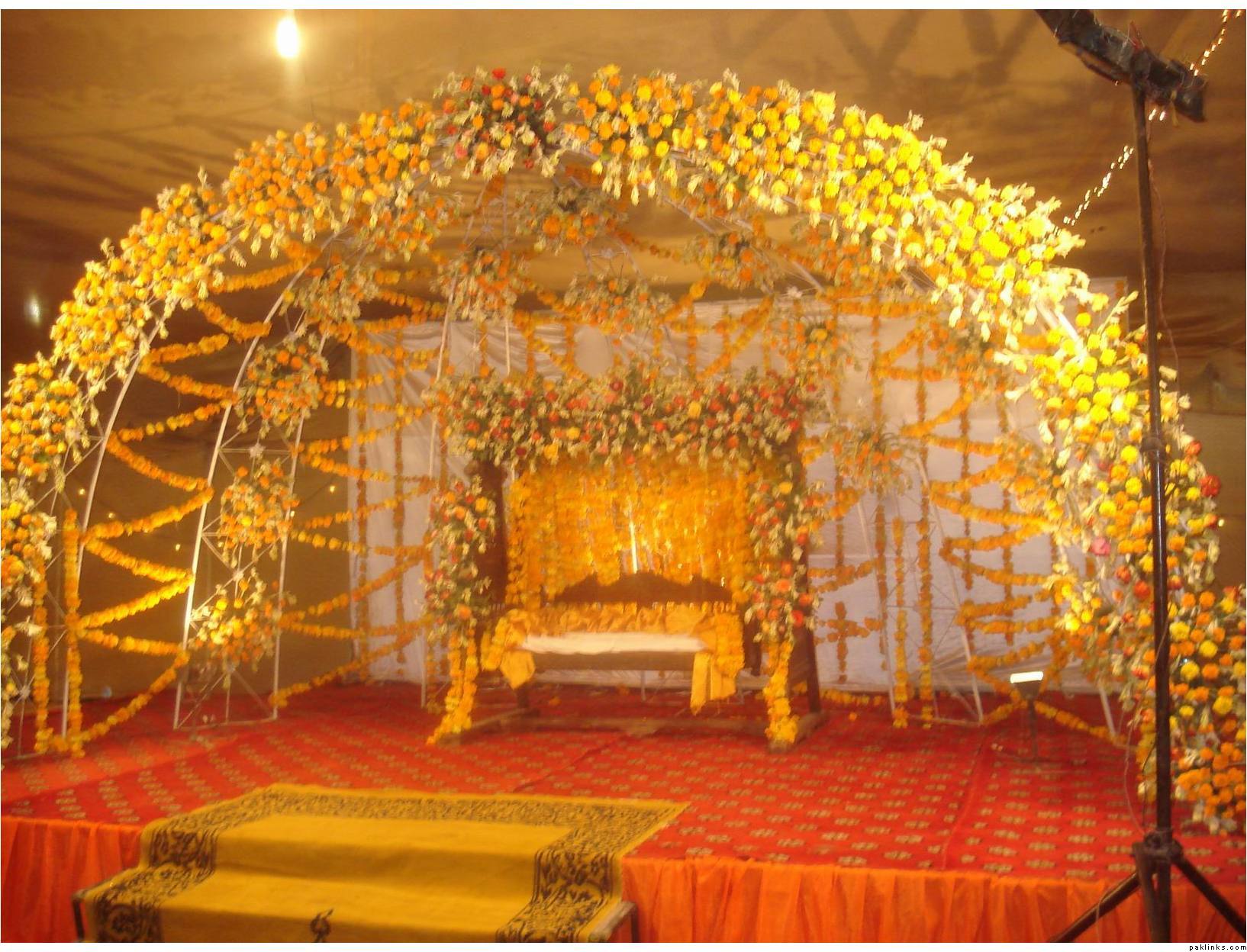 Mehndi Stage Design Decoration , HD Wallpaper & Backgrounds