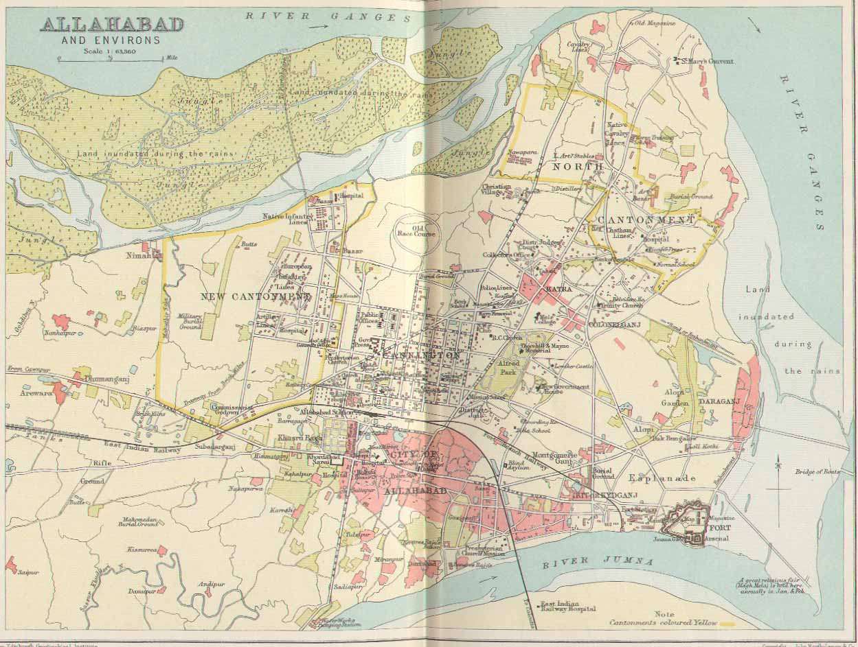 Allahabad - Allahabad City Full Map , HD Wallpaper & Backgrounds