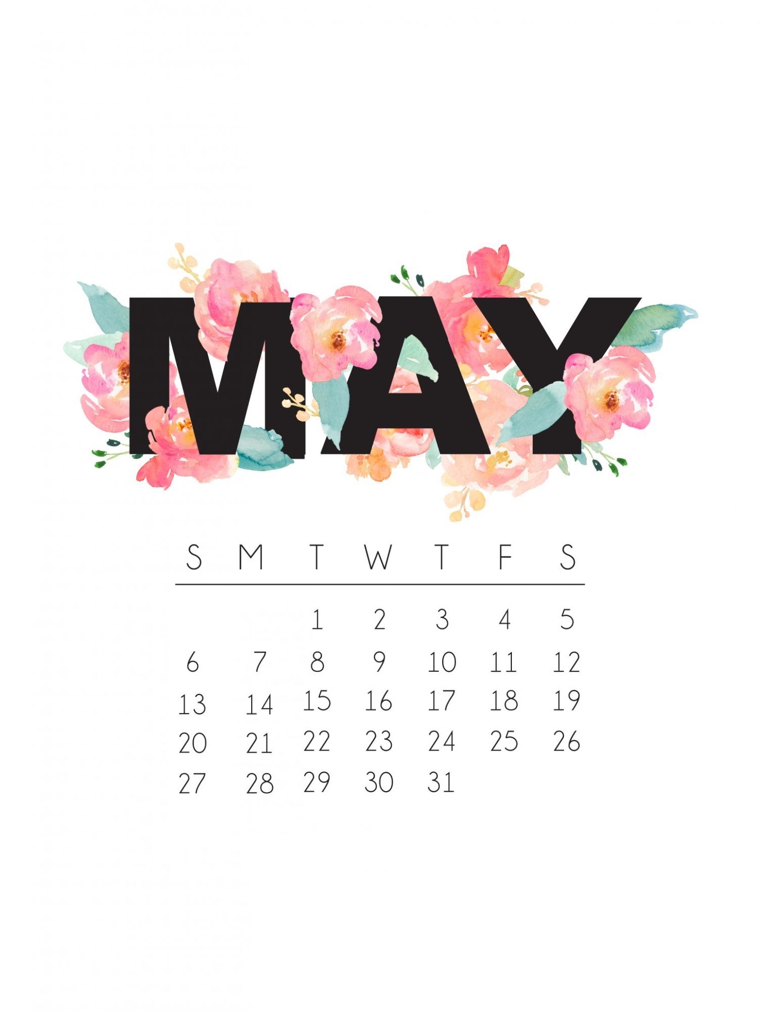 May 2018 Iphone Calendar Wallpaper - Calligraphy , HD Wallpaper & Backgrounds
