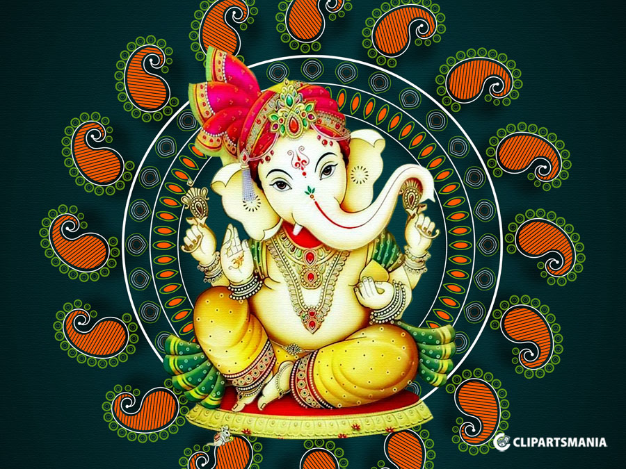 Bharat Mata Hd Wallpaper - Beautiful Lord Ganesh Painting , HD Wallpaper & Backgrounds