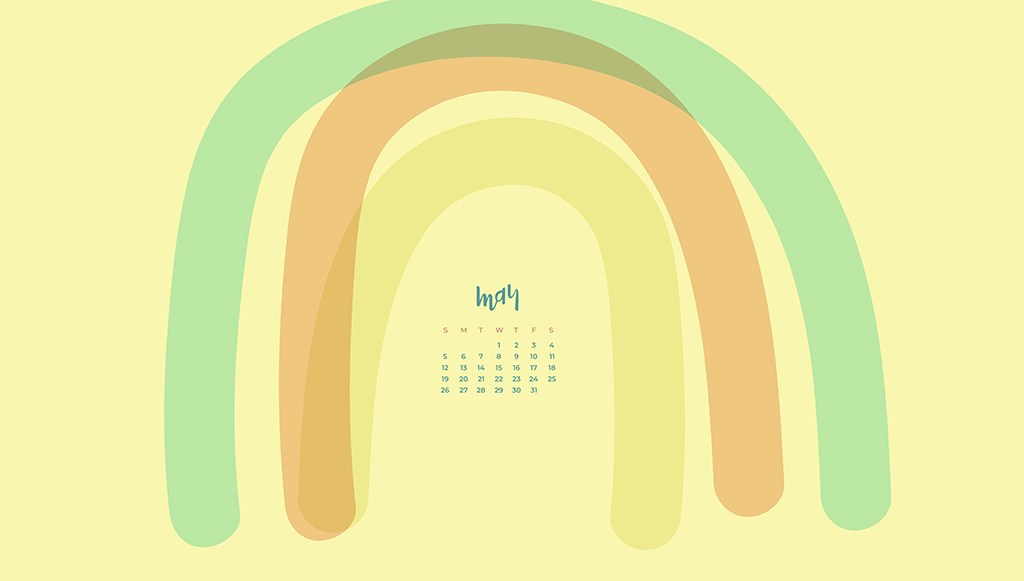 Audrey Of Oh So Lovely Blog Shares 11 Free May Wallpaper - Circle , HD Wallpaper & Backgrounds