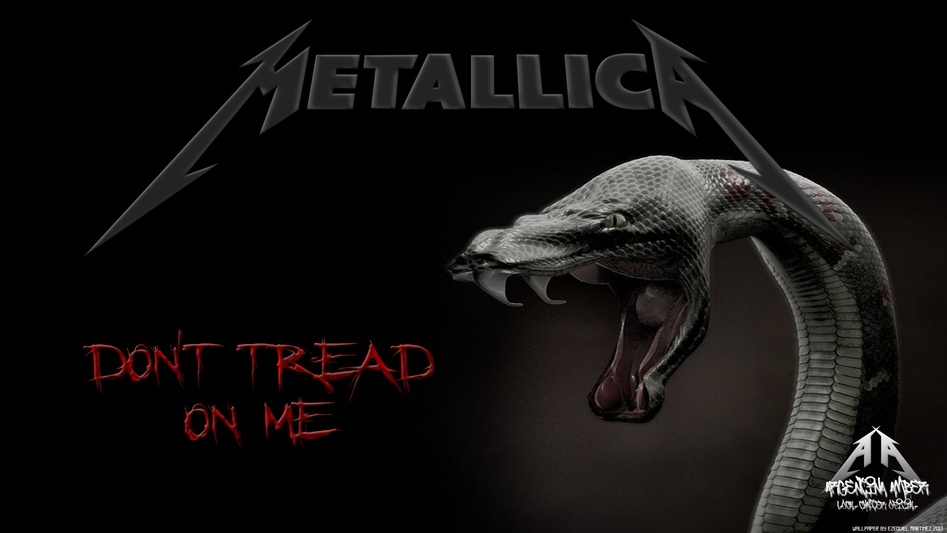 Metallica Wallpapers High Definition - Metallica Don T Tread On Me Snake , HD Wallpaper & Backgrounds