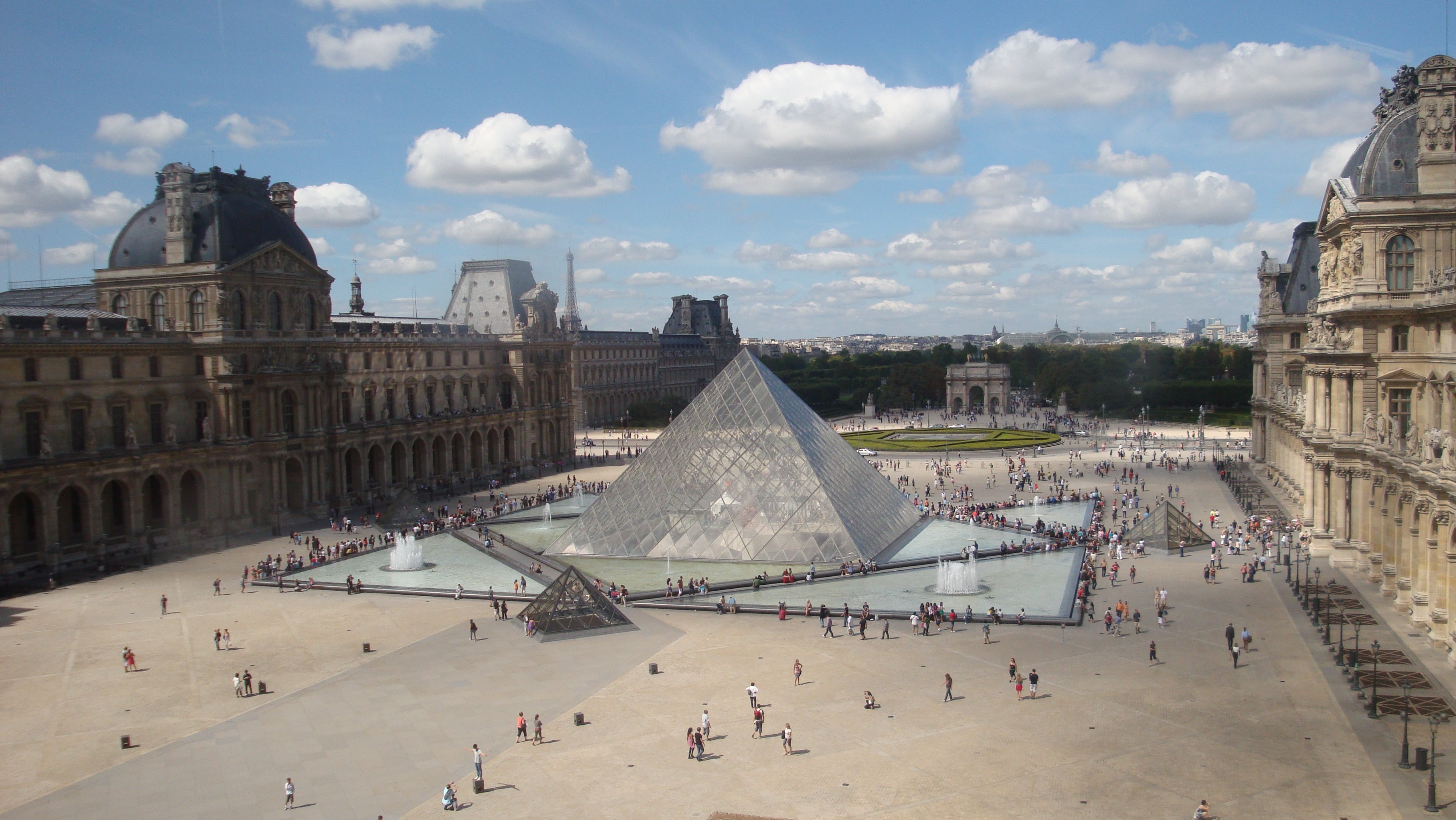 The Louvre Museum Paris Wallpaper , HD Wallpaper & Backgrounds
